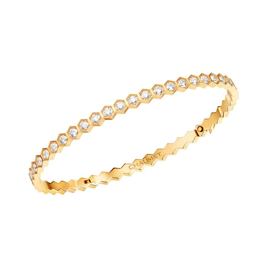 [Elara jewelsry ]BEE LOVE GOLD BRACELET FULL DIAMOND