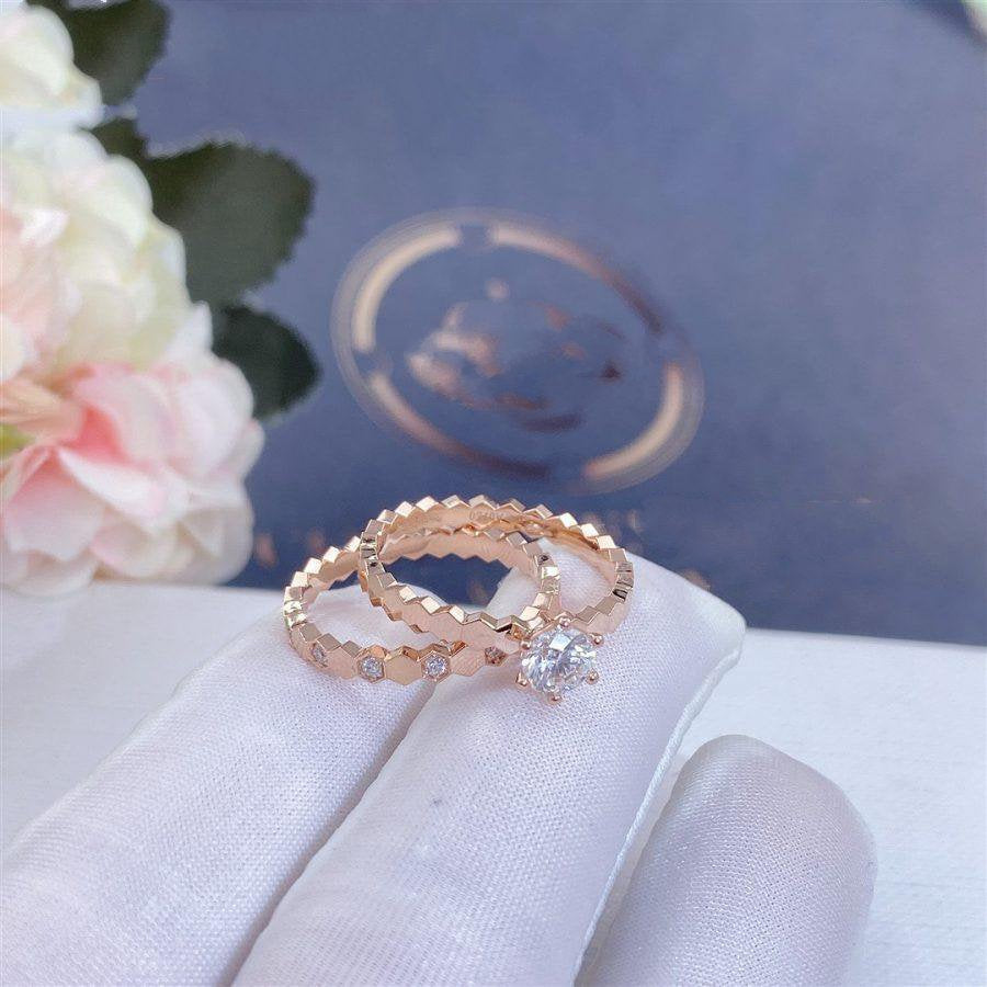 [Elara jewelsry ]BEE LOVE RING PINK GOLD DIAMOND