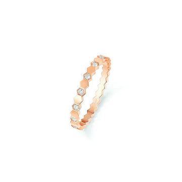[Elara jewelsry ]BEE LOVE RING PINK GOLD DIAMOND