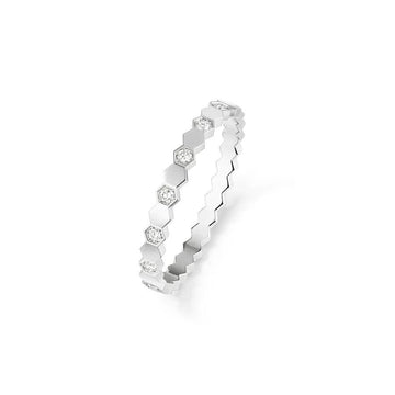 [Elara jewelsry ]BEE LOVE RING SILVER DIAMOND