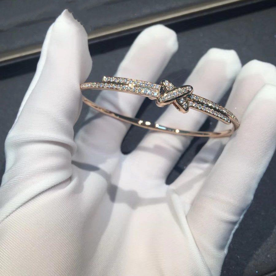 [Elara jewelsry ]JEUX DE BRACELET DIAMONDS PINK GOLD