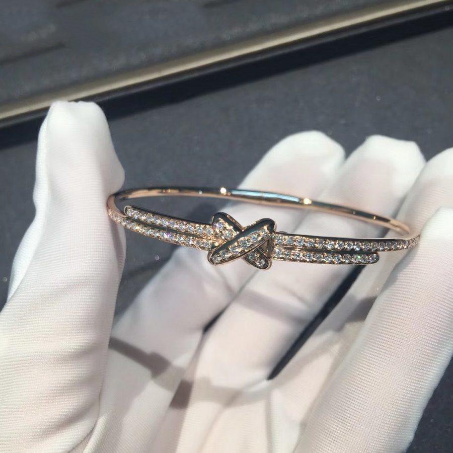 [Elara jewelsry ]JEUX DE BRACELET DIAMONDS PINK GOLD