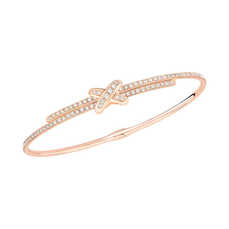 [Elara jewelsry ]JEUX DE BRACELET DIAMONDS PINK GOLD