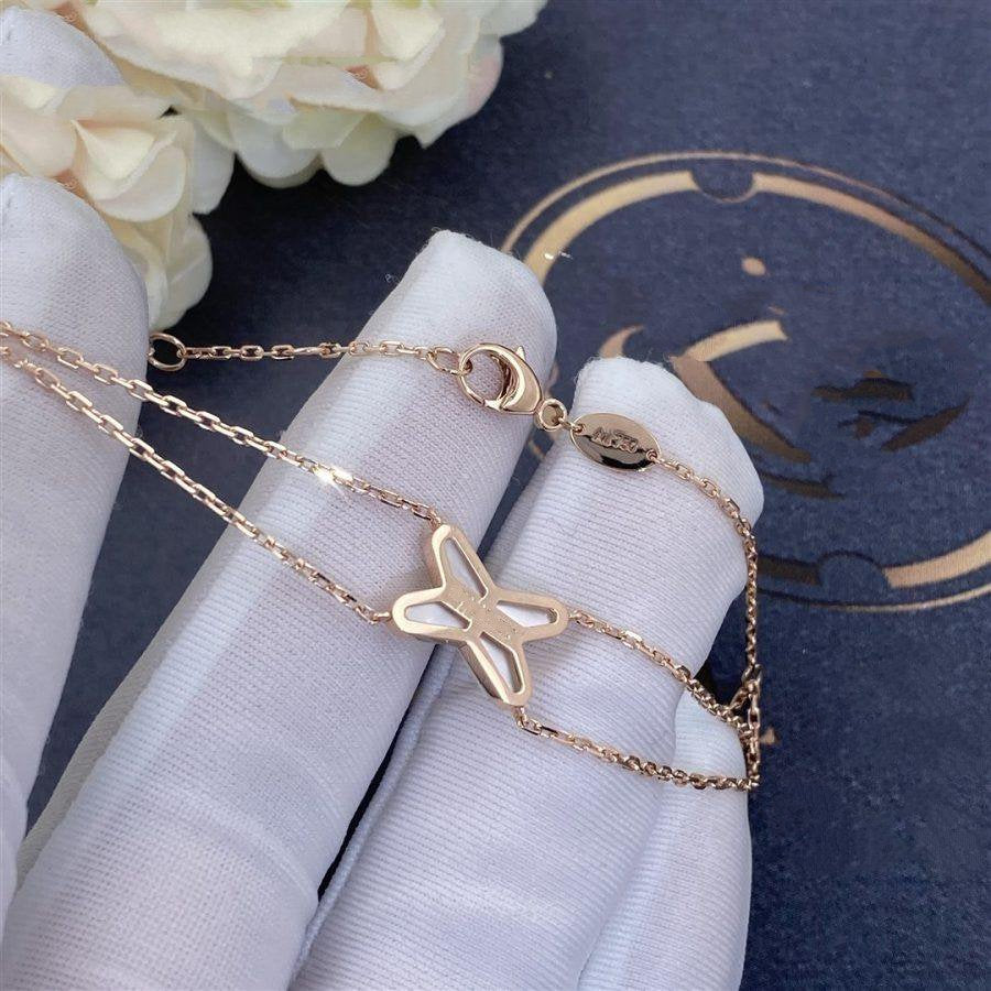 [Elara jewelsry ]JEUX BRACELET WHITE MOP PINK GOLD 1 DIAMOND