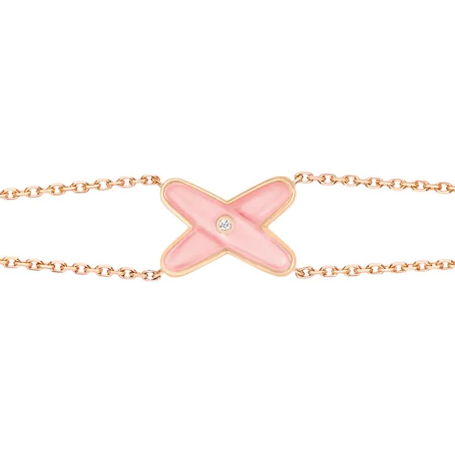 [Elara jewelsry ]JEUX BRACELET PINK MOP PINK GOLD 1 DIAMOND