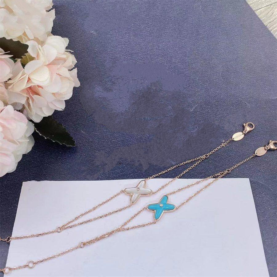 [Elara jewelsry ]JEUX BRACELET TURQUOISE PINK GOLD 1 DIAMOND