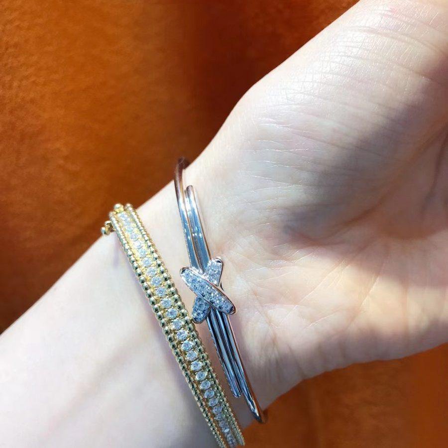 [Elara jewelsry ]JEUX DE BRACELET SILVER DIAMONDS