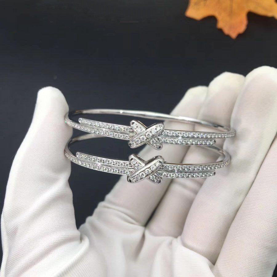 [Elara jewelsry ]JEUX DE BRACELET DIAMONDS SILVER