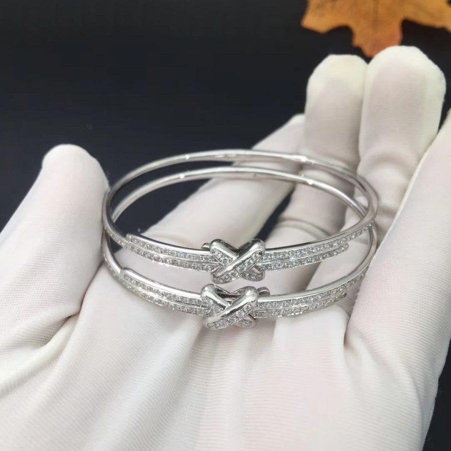 [Elara jewelsry ]JEUX DE BRACELET DIAMONDS SILVER