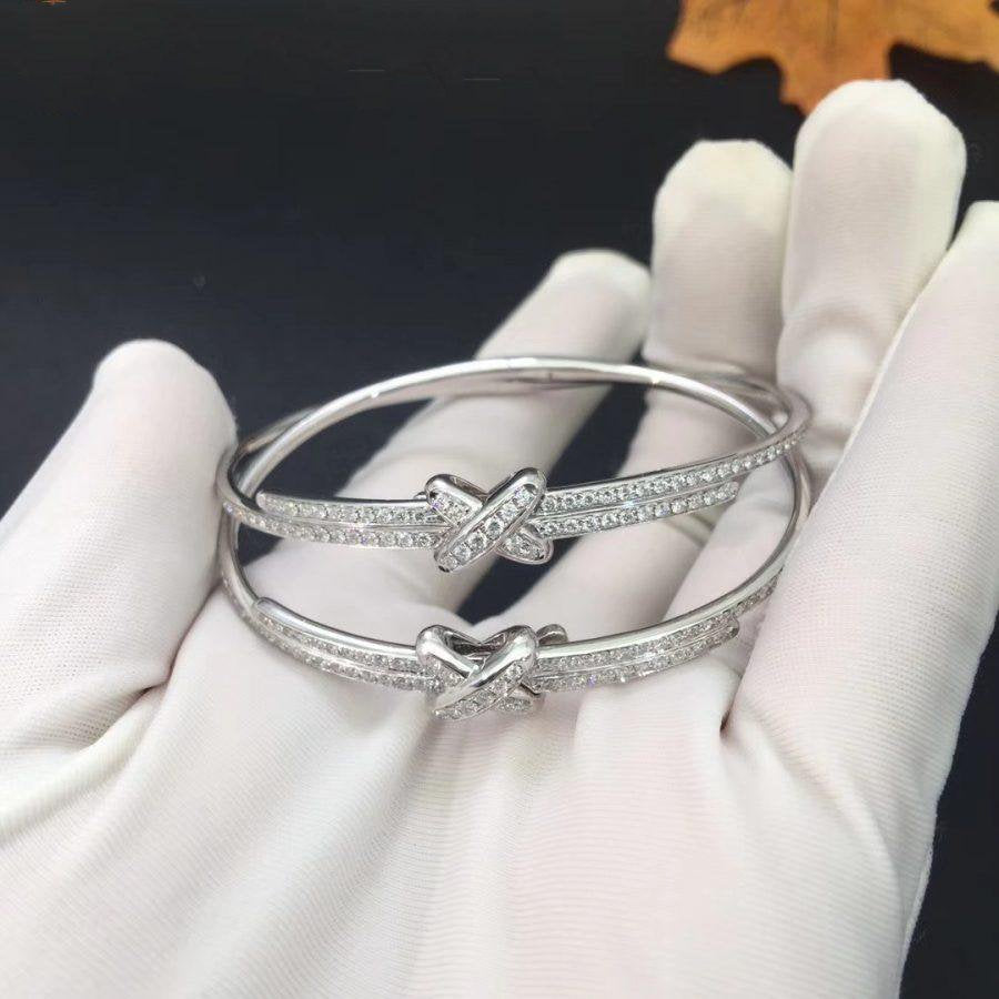 [Elara jewelsry ]JEUX DE BRACELET DIAMONDS SILVER