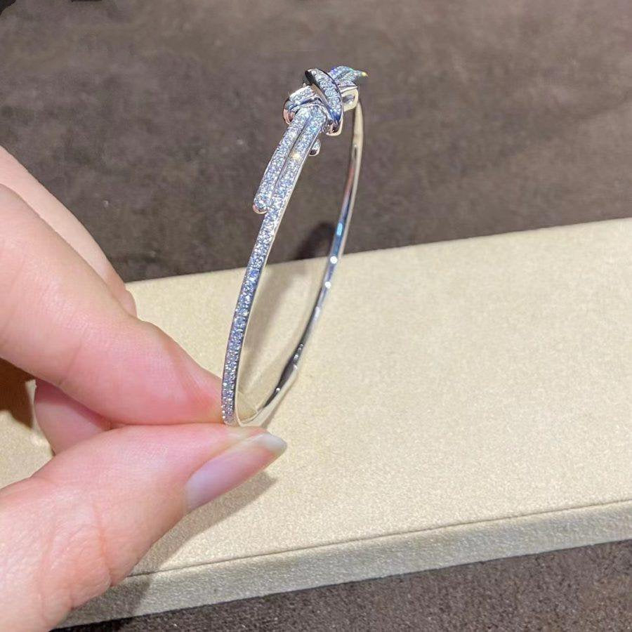 [Elara jewelsry ]JEUX DE BRACELET DIAMONDS SILVER