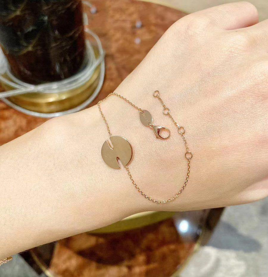 [Elara jewelsry ]JEUX DE BRACELET MOP PINK GOLD DIAMONDS