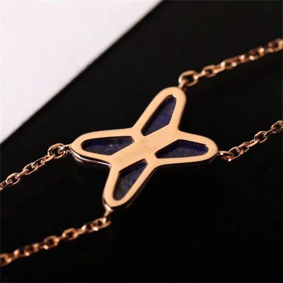 [Elara jewelsry ]Hollow Design Four-Leaf Clover Flower Shape Bracelet