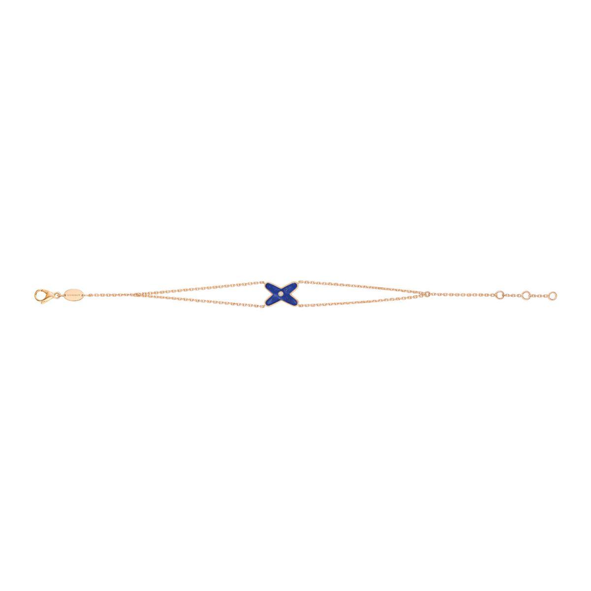 [Elara jewelsry ]Hollow Design Four-Leaf Clover Flower Shape Bracelet