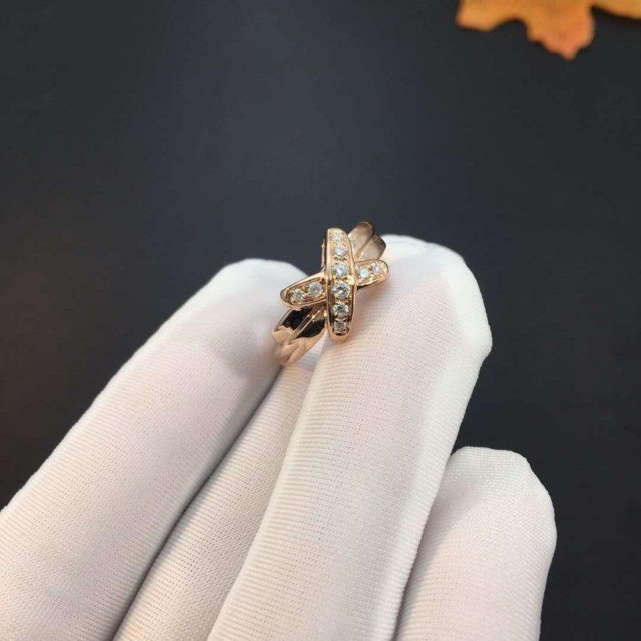[Elara jewelsry ]JEUX DE PINK GOLD DIAMOND RING