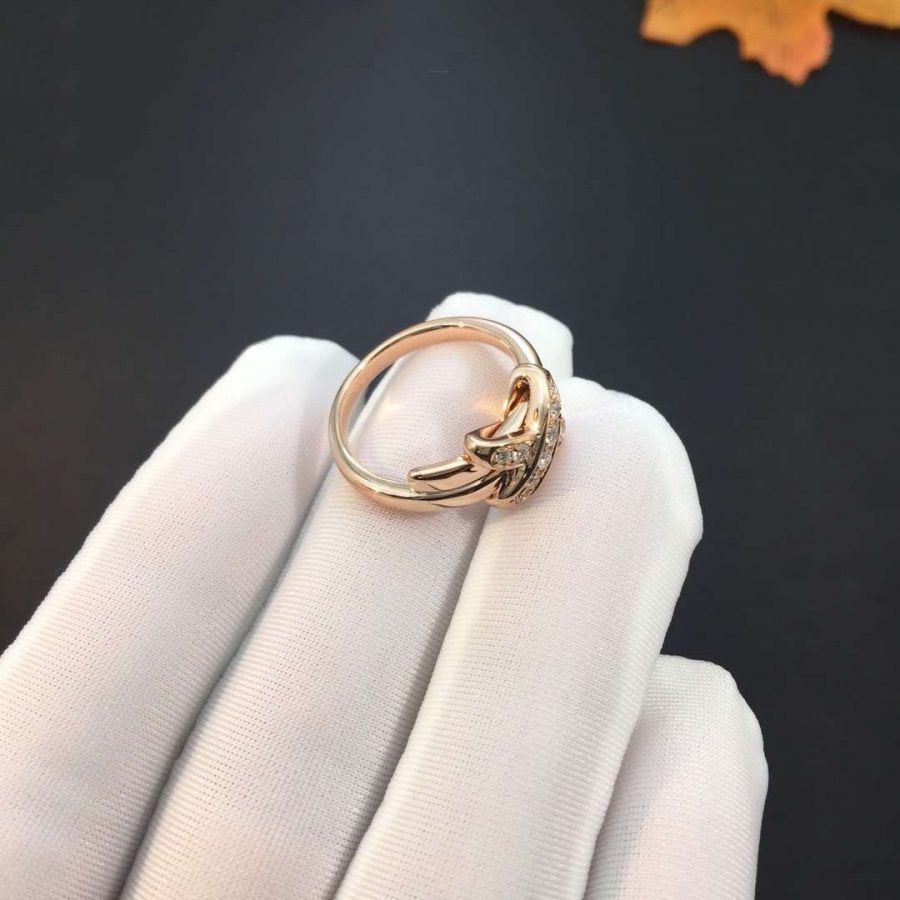[Elara jewelsry ]JEUX DE PINK GOLD DIAMOND RING
