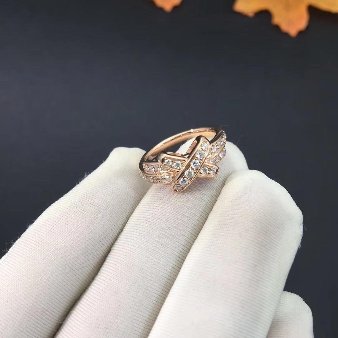 [Elara jewelsry ]JEUX DE RING PINK GOLD DIAMOND