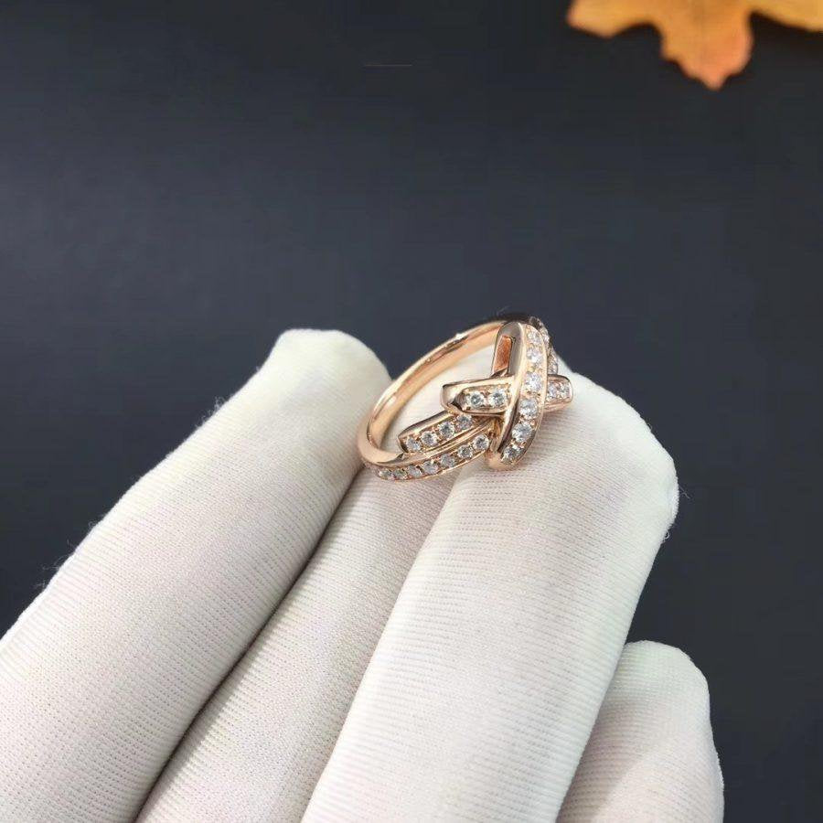 [Elara jewelsry ]JEUX DE RING PINK GOLD DIAMOND