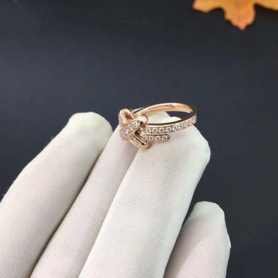 [Elara jewelsry ]JEUX DE RING PINK GOLD DIAMOND