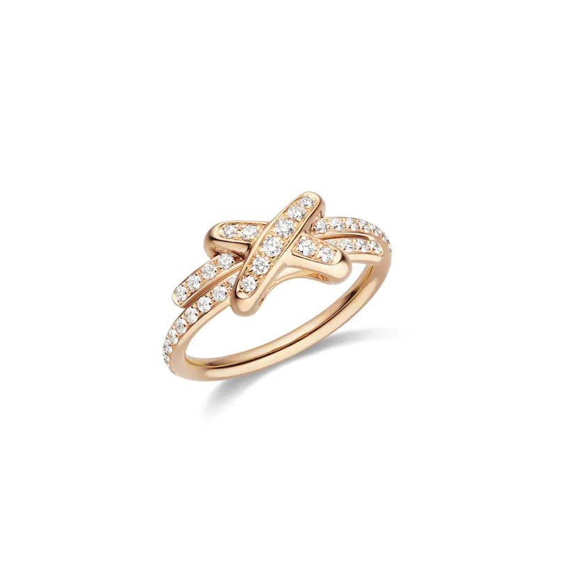 [Elara jewelsry ]JEUX DE RING PINK GOLD DIAMOND