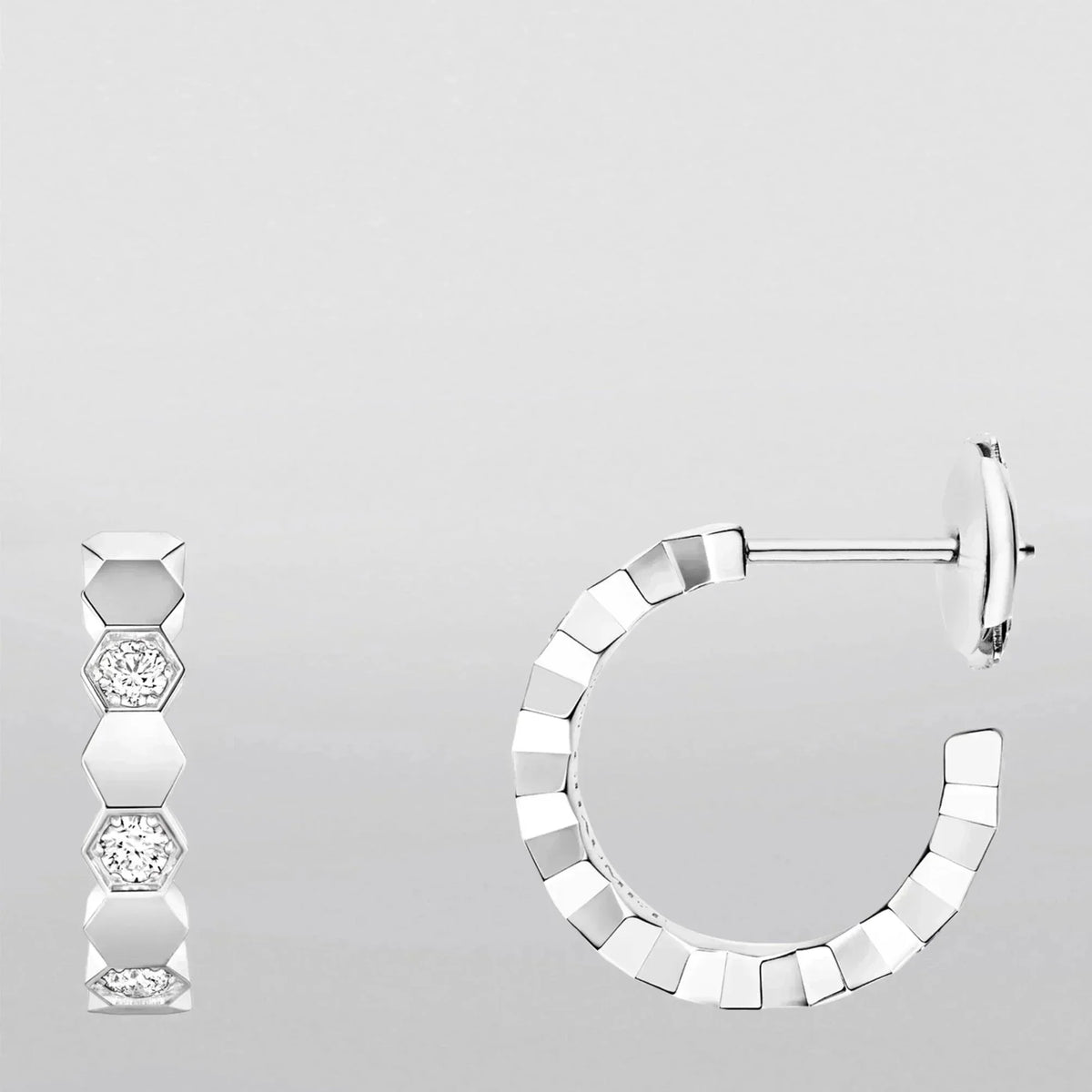 [Elara jewelsry ]Hollow Design Four-Leaf Clover Flower Shape Earrings