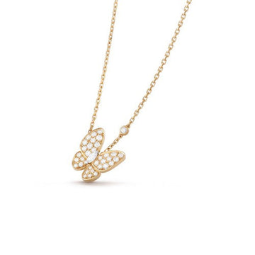[Elara jewelsry ]BUTTERFLY DIAMOND NECKLACE