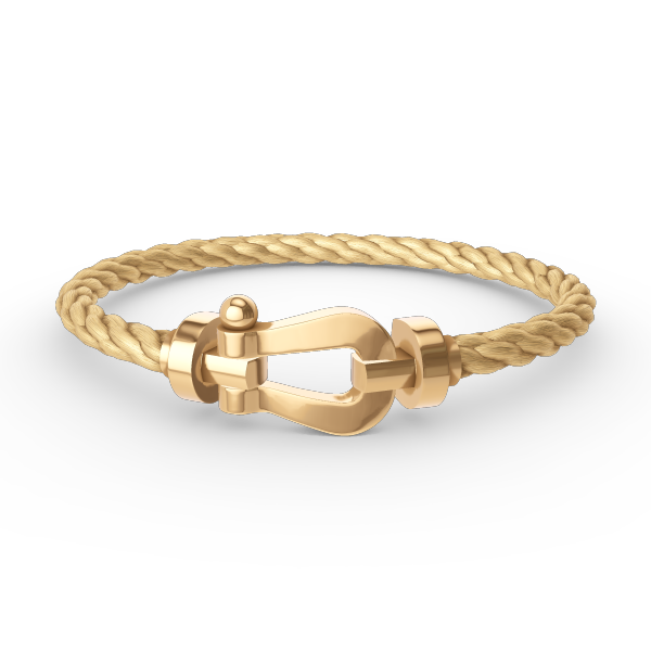 [Elara jewelsry ]FORCE LARGE HORSESHOE NO DIAMOND BRACELET GOLD