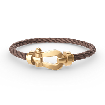 [Elara jewelsry ]FORCE LARGE HORSESHOE NO DIAMOND BRACELET GOLD
