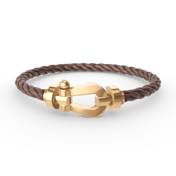 [Elara jewelsry ]FORCE LARGE HORSESHOE NO DIAMOND BRACELET GOLD