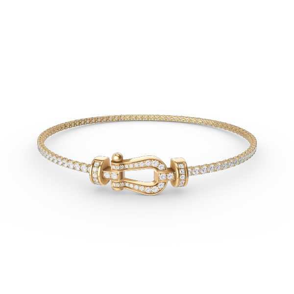 [Elara jewelsry ]FORCE  HORSESHOE  DIAMOND TENNIS BRACELET