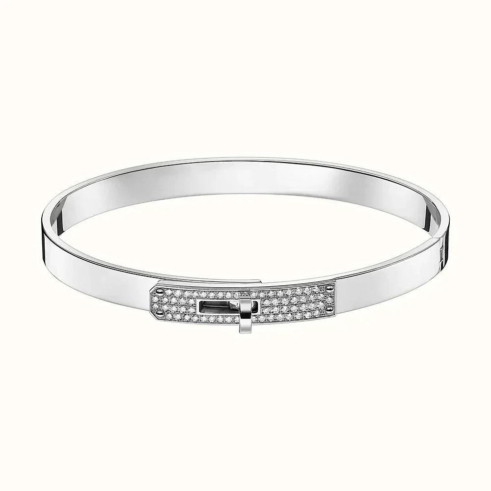 [Elara jewelsry ]KELLY SILVER DIAMOND BRACELET