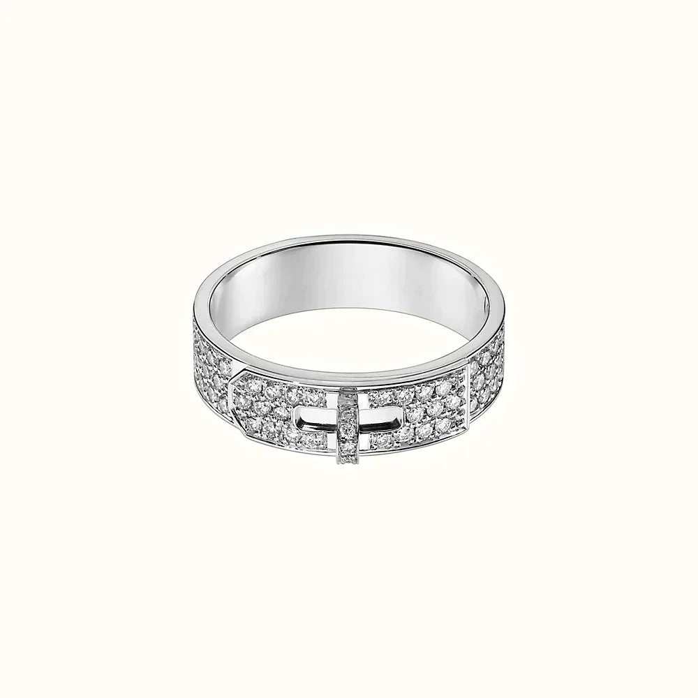 [Elara jewelsry ]KELLY SILVER DIAMOND RING