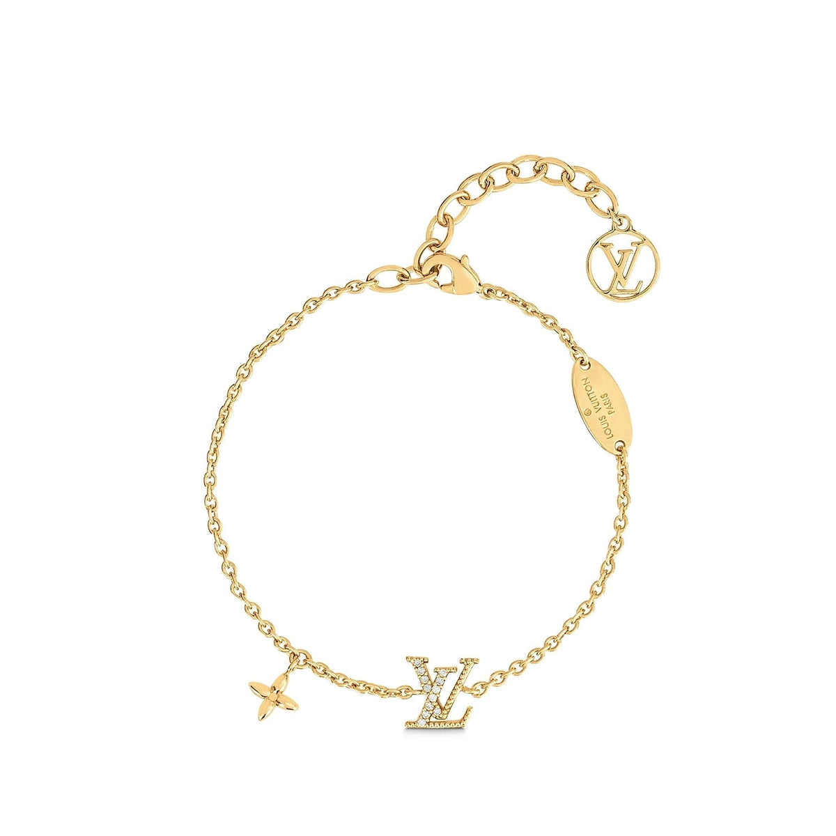 [Elara jewelsry ]LOGO STAR MOTIF GOLD BRACELET