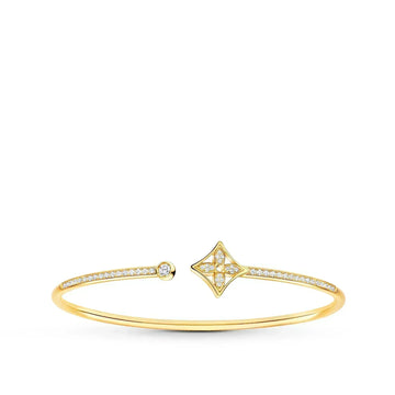 [Elara jewelsry ]IDYLLE GOLD OPEN BRACELET DIAMOND PAVED