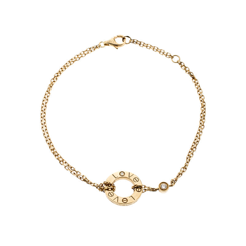 [Elara jewelsry ]LOVE BRACELET 2 DIAMOND