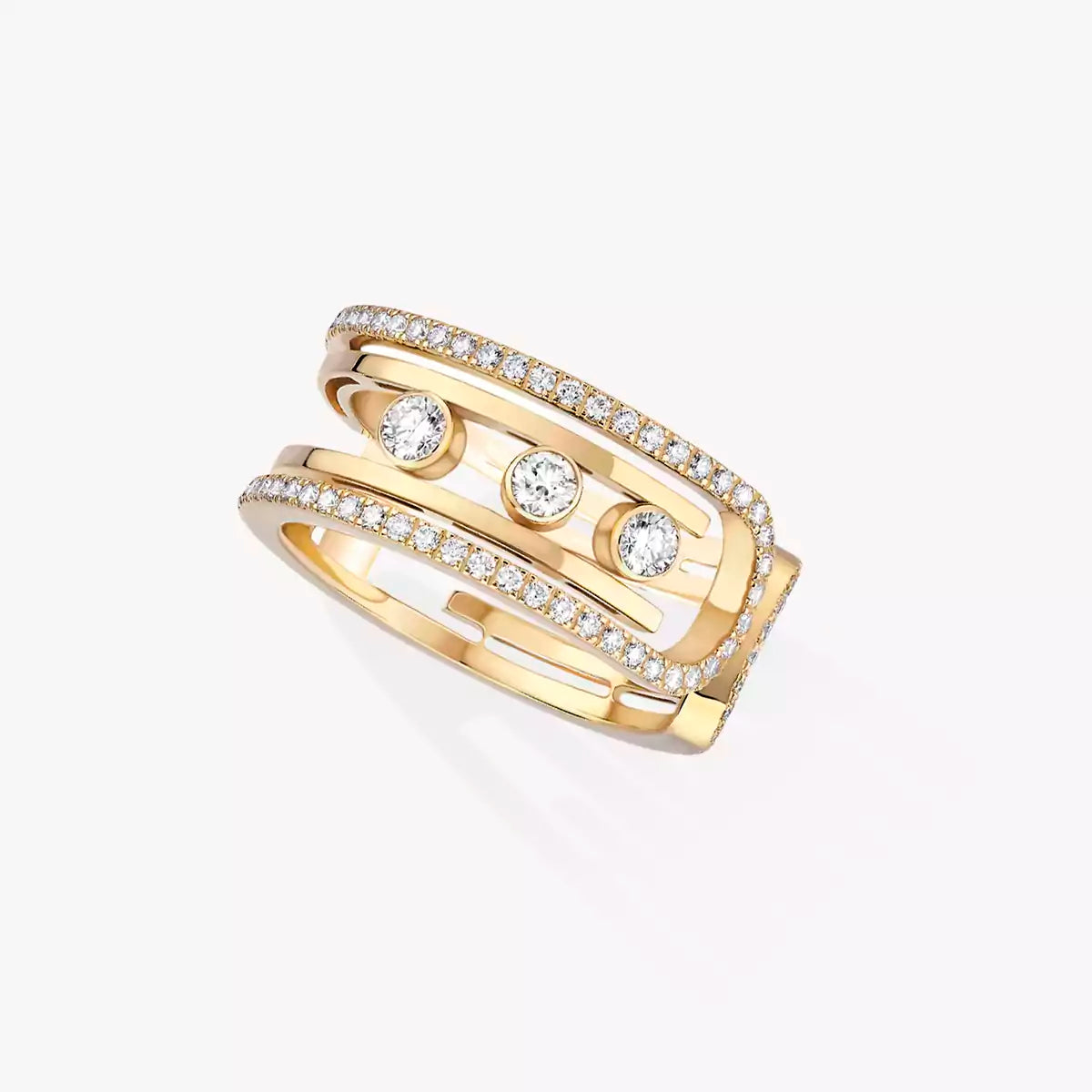 [Elara jewelsry]Move 10th Diamond Ring in Gold
