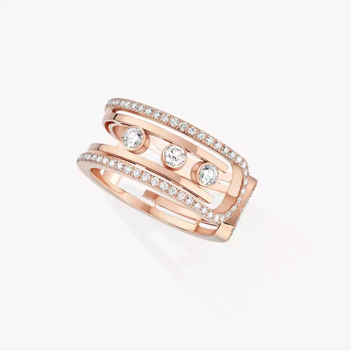 [Elara jewelsry]Move 10th Diamond Ring in Gold