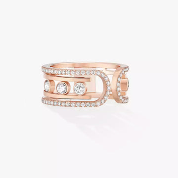 [Elara jewelsry]Move 10th Diamond Ring in Gold