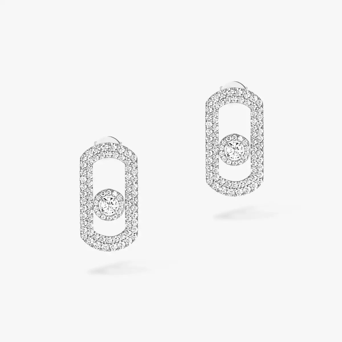 [Elara jewelsry]So Move Pave_-Set Diamond Earrings in Silver
