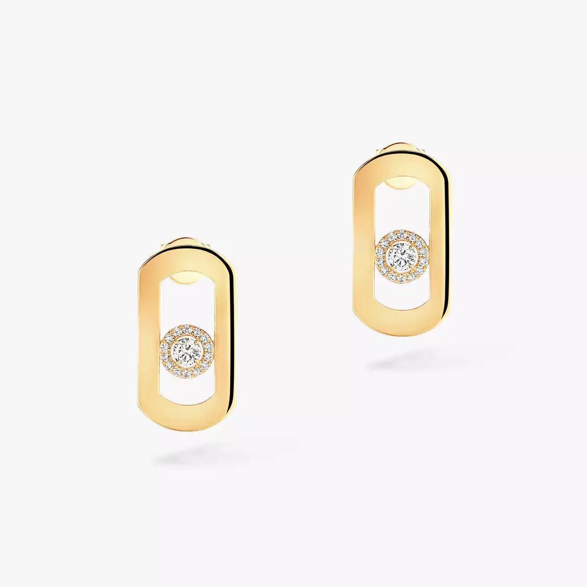 [Elara jewelsry]So Move Diamond Earrings in Yellow Gold