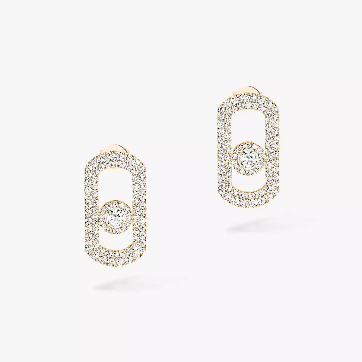 [Elara jewelsry]So Move Pave_-Set Diamond Earrings in Silver