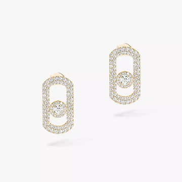[Elara jewelsry]So Move Pave_-Set Diamond Earrings in Silver
