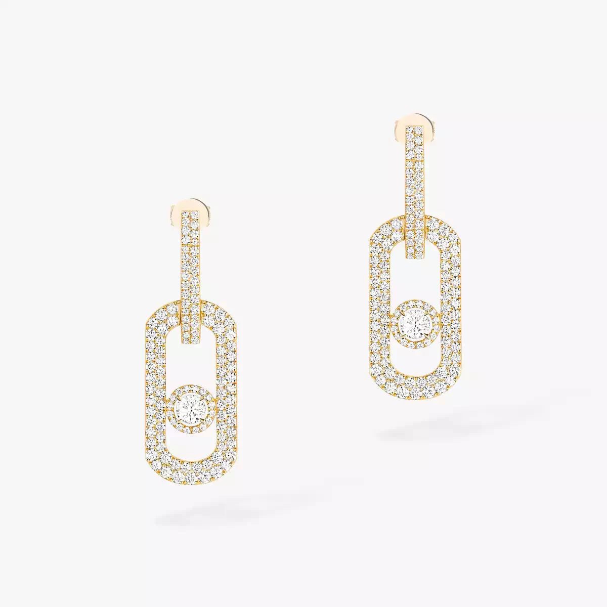 [Elara jewelsry]So Move XL Pave_-Set Diamond Pendant Earrings