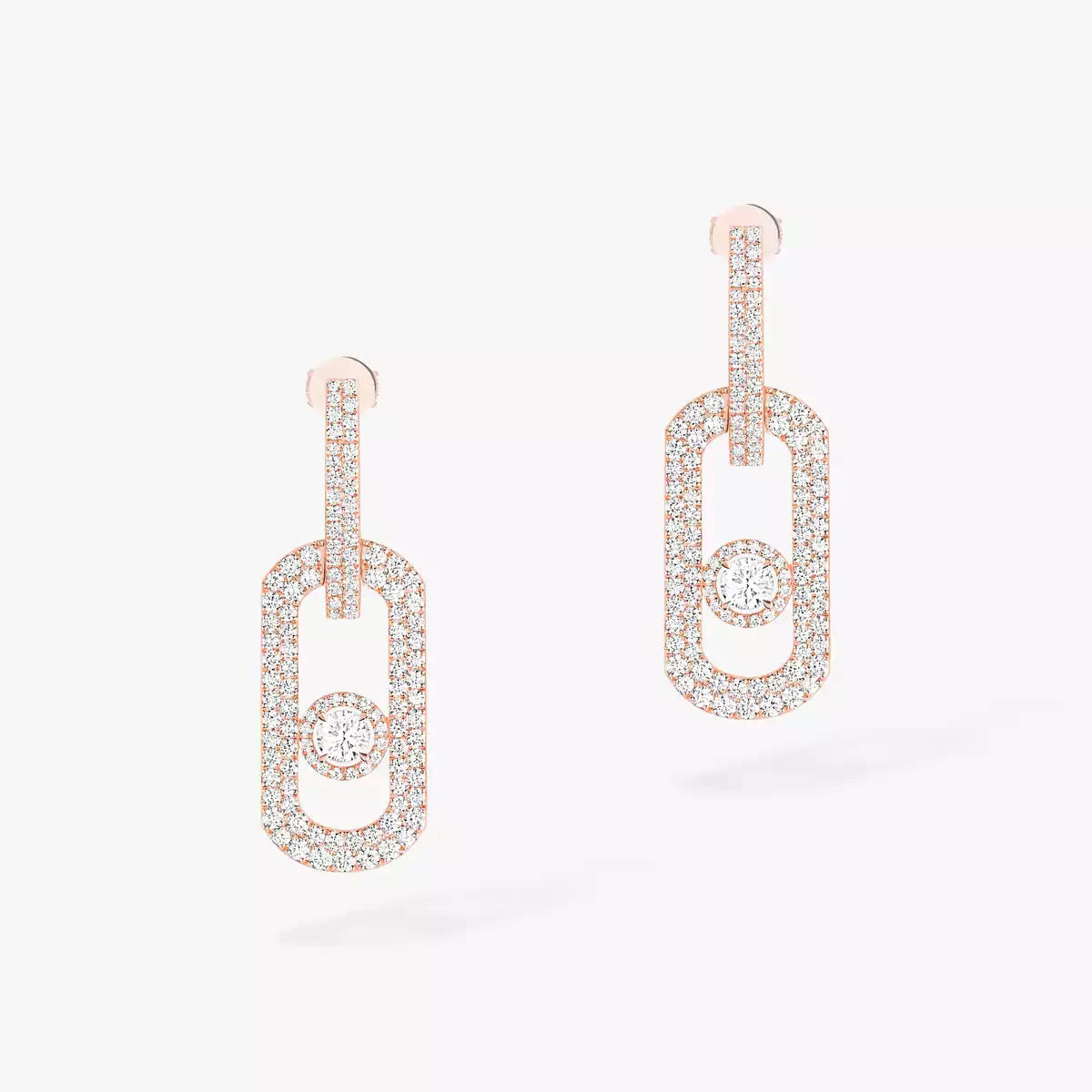 [Elara jewelsry]So Move XL Pave_-Set Diamond Pendant Earrings