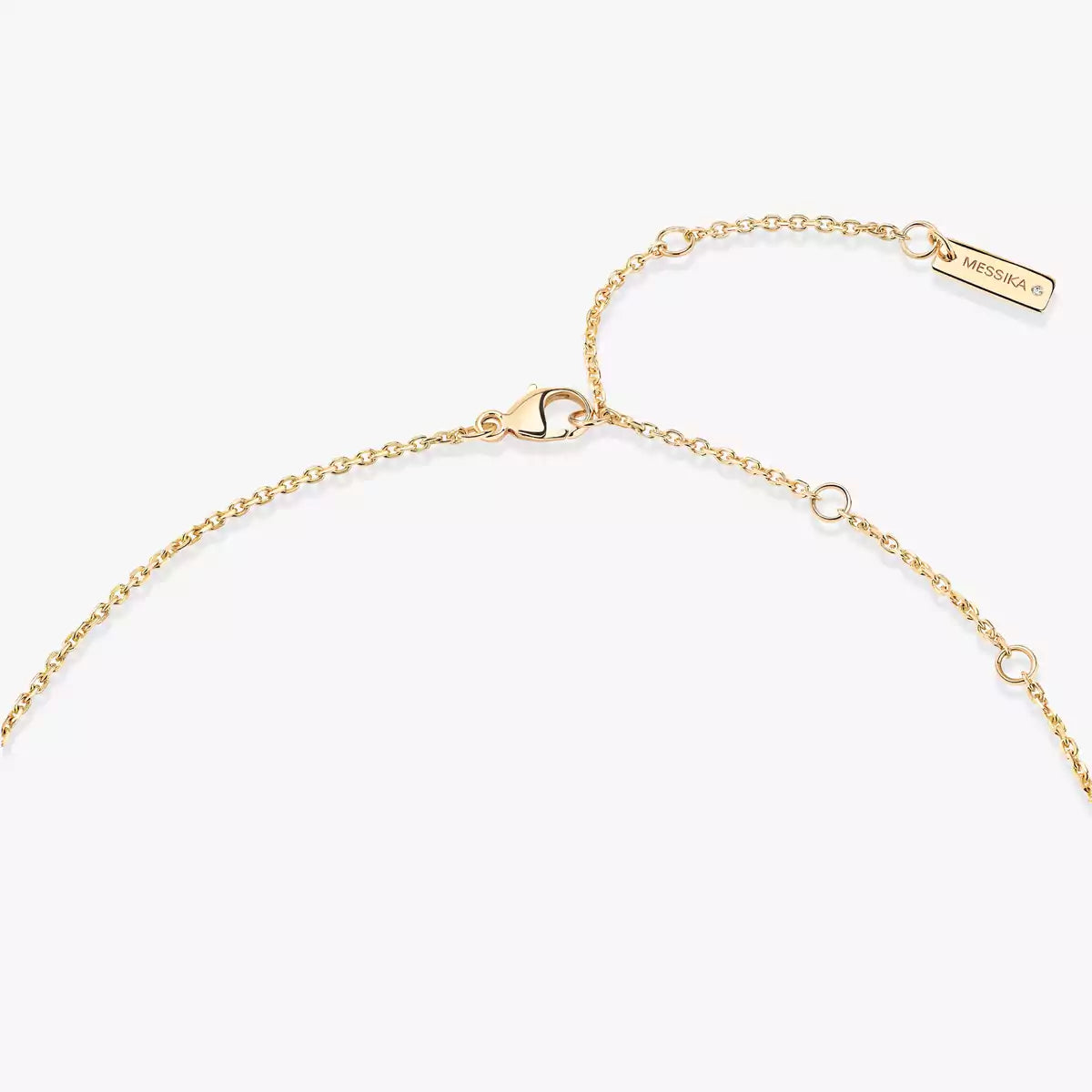 [Elara jewelsry]Lucky Eye Diamond Necklace in Rose Gold and Turquoise