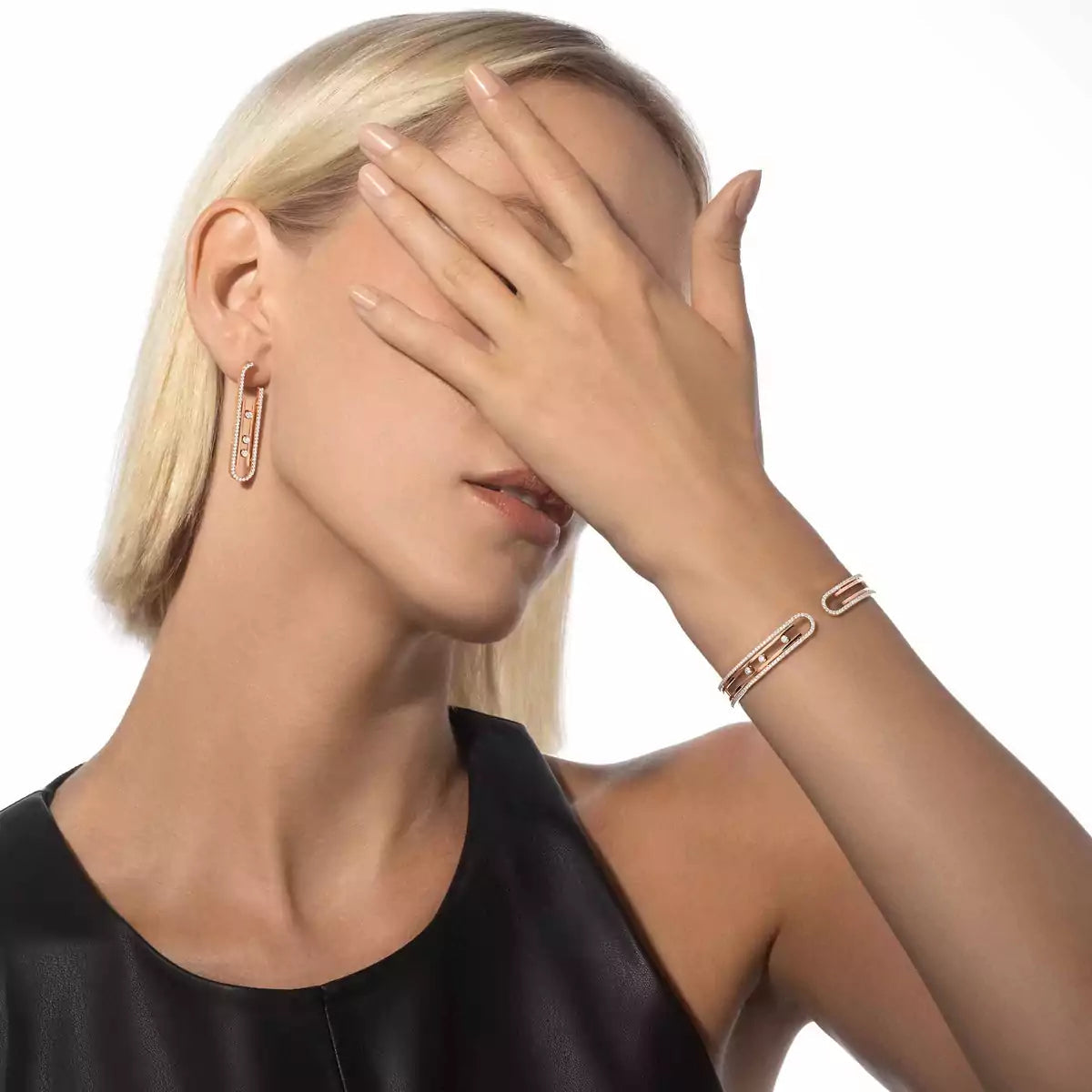 [Elara jewelsry]Diamond Pendant Earrings Move 10Th