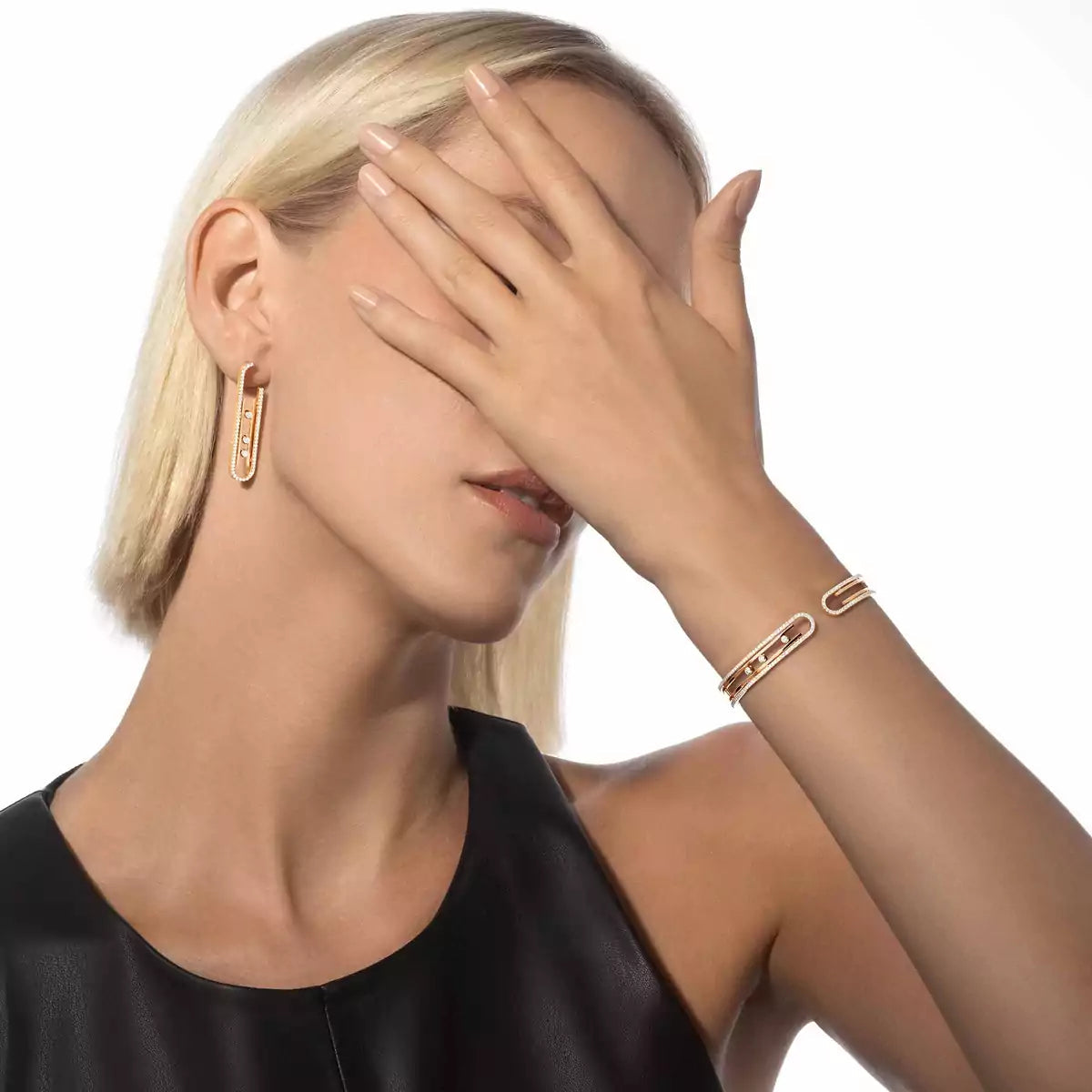 [Elara jewelsry]Diamond Pendant Earrings Move 10Th