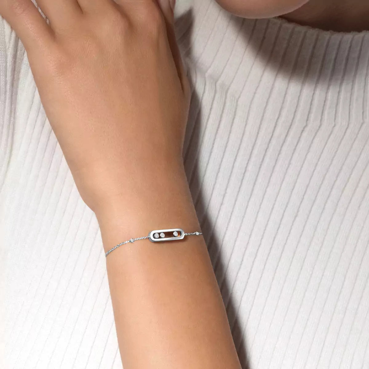 [Elara jewelsry]Baby Move Diamond Bracelet