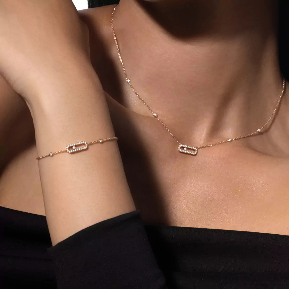 [Elara jewelsry]Move Uno Necklace