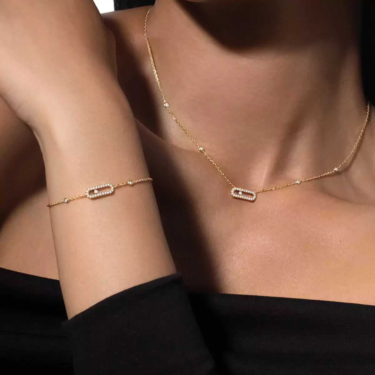[Elara jewelsry]Move Uno Necklace